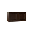 Assembled Wall Bridge Kitchen Cabinet in Espresso, Brown K5742