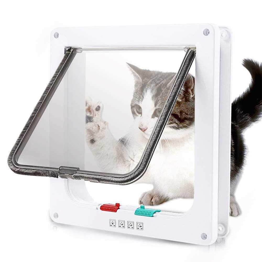 4 Way Locking Cat Flap Door J612034