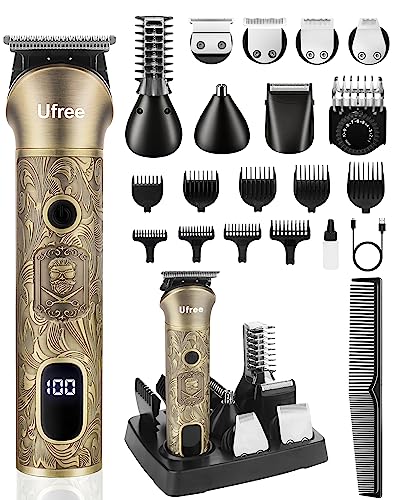 Cordless Beard Trimmer and Hair Clipper Grooming Kit W4722