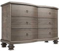 White 6 Drawer Wooden Dresser X315