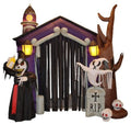 8.5 Foot Halloween Inflatable Haunted House Castle S235