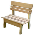 Red Cedar Backed Bench U893536