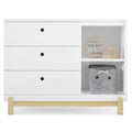 3 Drawer Dresser with Cubbies O484