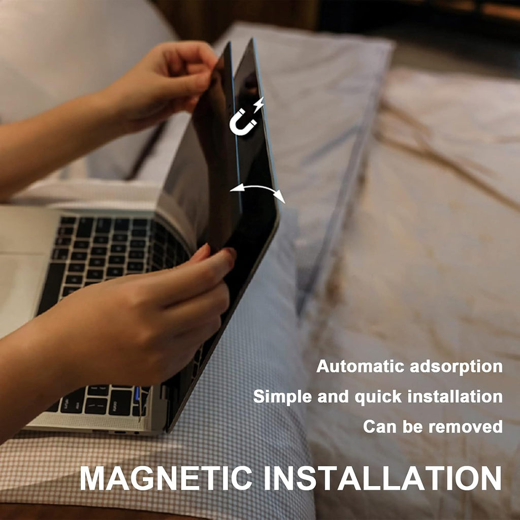 Magnetic Removable Anti Glare Blue Light Screen Protector for MacBook Pro 13 Inch with Camera Cover U5080