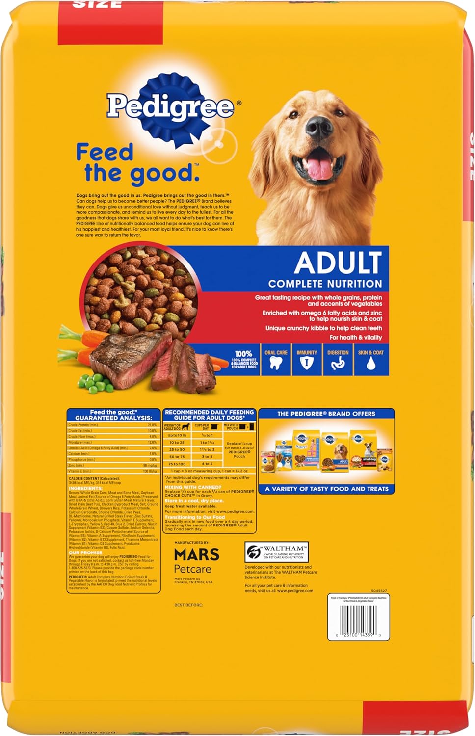 18 Lb Bag Dry Dog Food for Adult Dog S328145