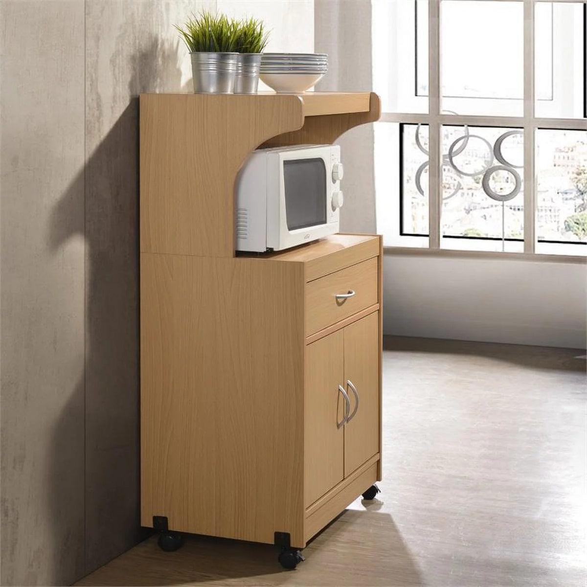 Microwave Kitchen Cart R8307