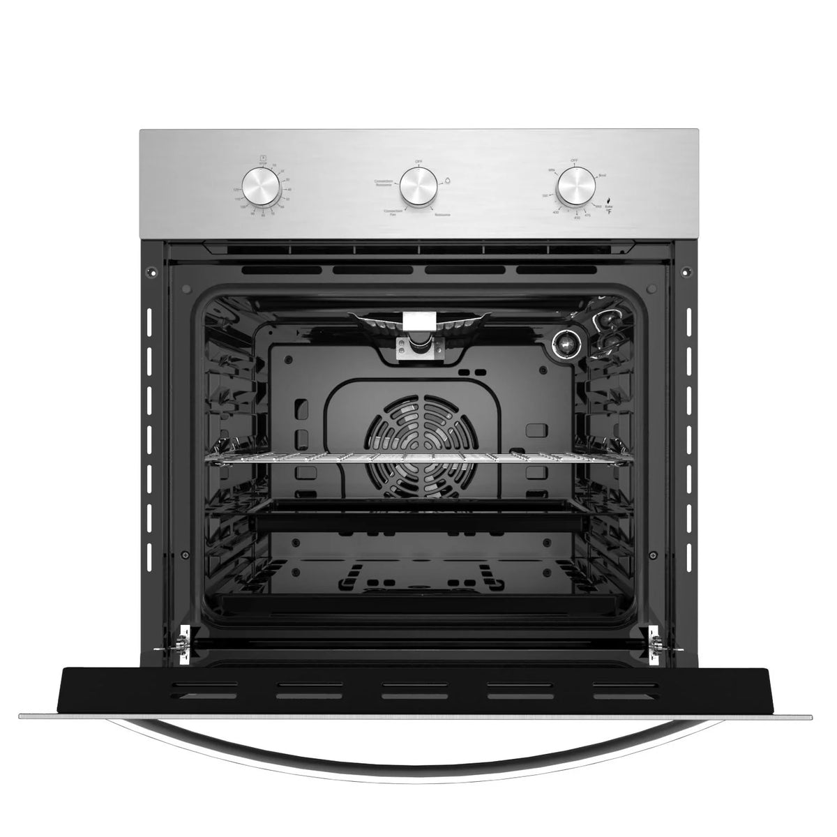 24 in. Single Gas Wall Oven with Convection Fan in Stainless Steel W560
