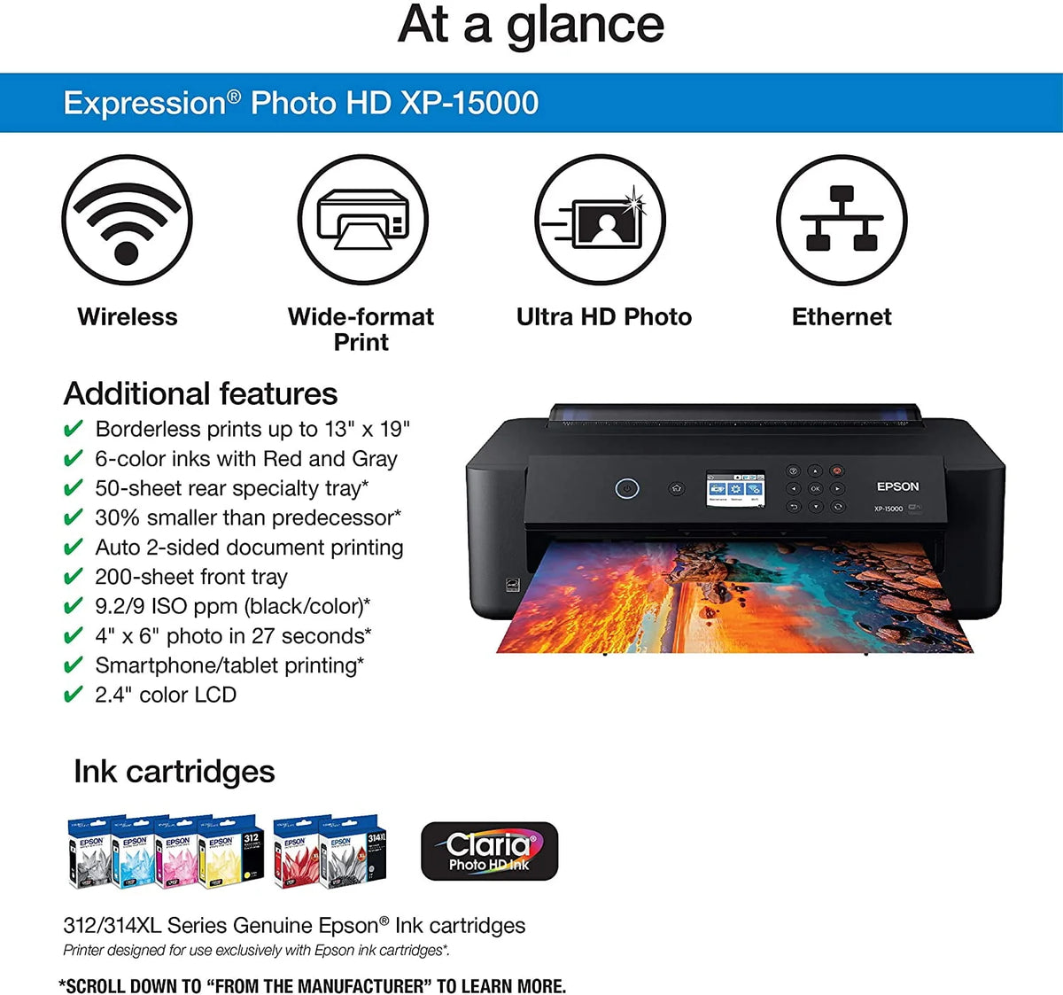 Wireless Color Wide-Format Printer O5897