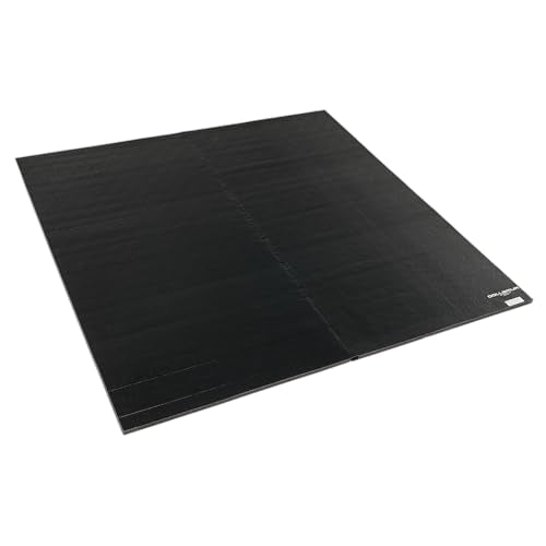 10'x10'x1.25" Black Tatami Martial Arts Mat D5002