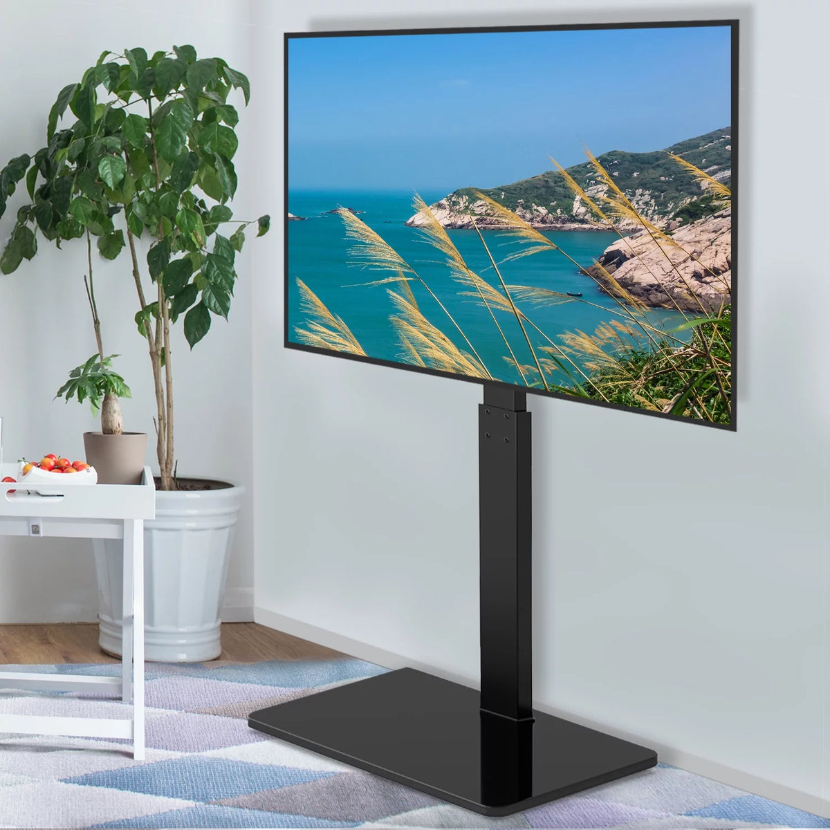 Black Swivel Floor TV Stand up to 70 inch G75325
