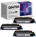 3-Pack Black Toner Cartridge for HP Color 3600 Printers Q120035