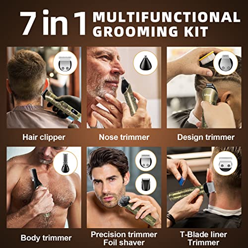 Cordless Beard Trimmer and Hair Clipper Grooming Kit W4722