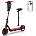 Electric Scooter with Seat and 3L Bag, 20 Miles Range, 450W Motor, 8.5" Pneumatic Tire Q50869