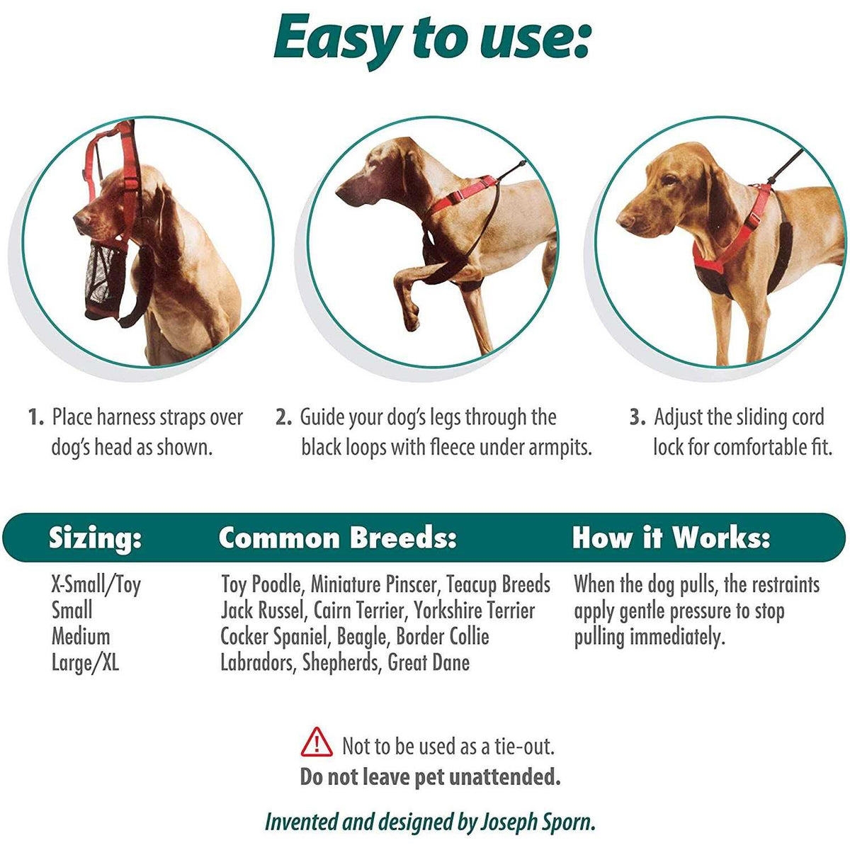 Mesh Non Pull Dog Harness K85127