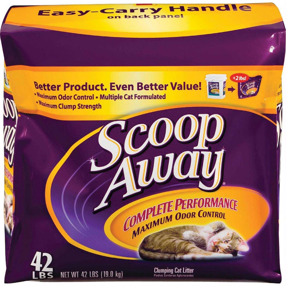 10.5-lb bag pack of 4 Fresh Scented Clumping Clay Cat Litter R196