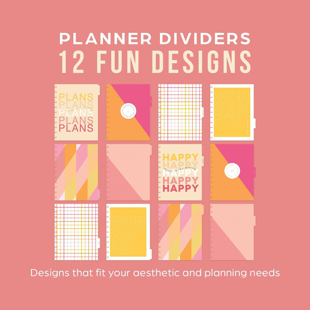 12-Month Academic Planner, July 2024–June 2025, Big Size, 72 Pages, 8 1/2" x 11" X506