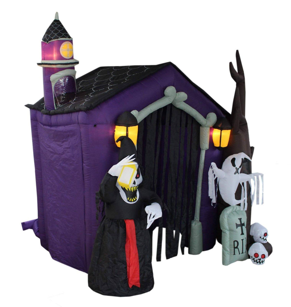 8.5 Foot Halloween Inflatable Haunted House Castle S235