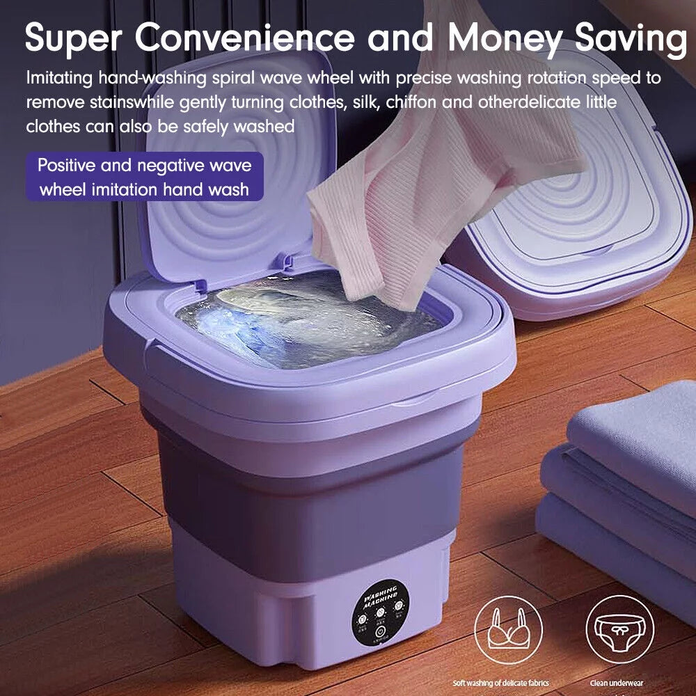 8L Foldable Mini Washing Machine N6592