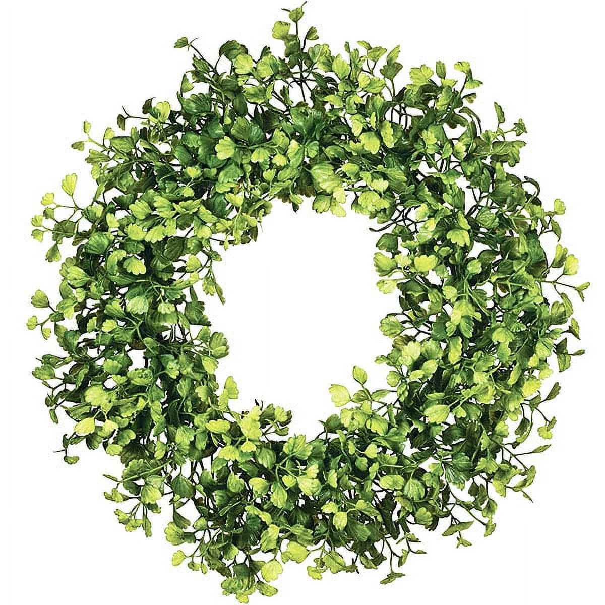 Plastic Maiden Hair Fern 6.5 Inch Candle Rings I752055