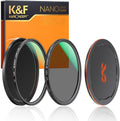 82mm Circular Polarizers Filter & MC UV Protection Filter Kit (2 pcs) with Lens Cap, 28 Multi-Layer Coatings Z6497