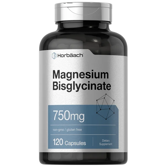Magnesium Bisglycinate 120 Capsules 750mg U6800
