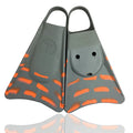 Swimfins Grey/Orange stripes XS K471