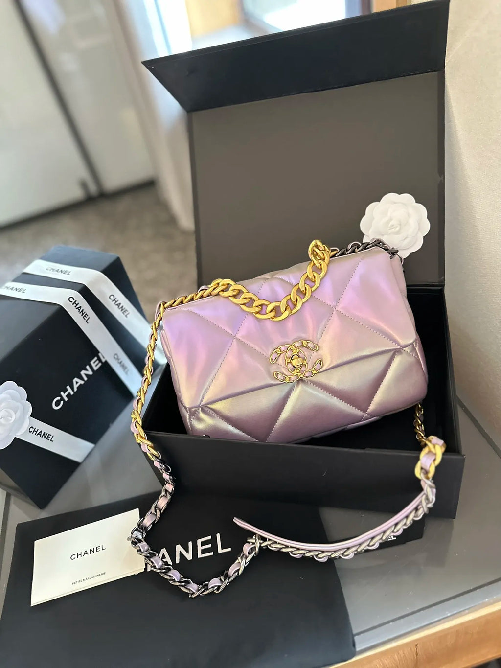 Small Medium Silver Gold Bag Z595851