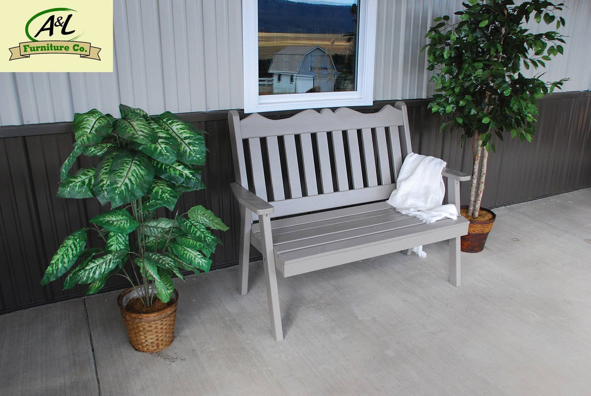 Gray Stain Garden Bench O6877
