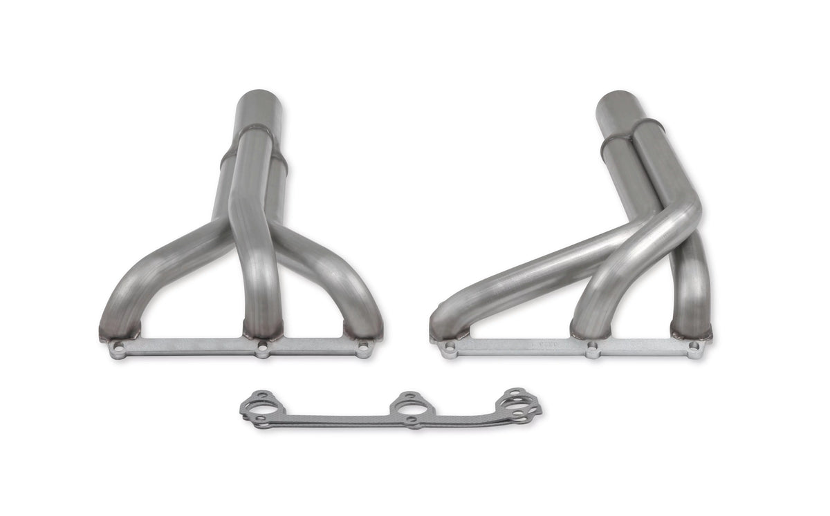 Upright Headers 1-5/8" Primary 409SS Natural Finish E6077