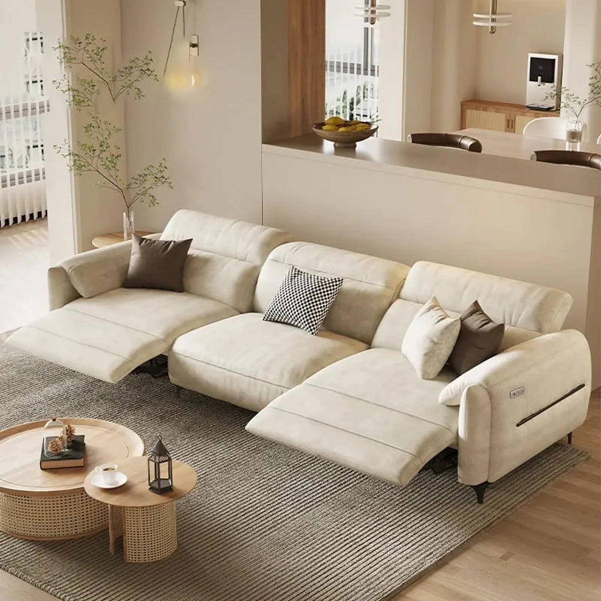 White Accent Sofa Set S21209