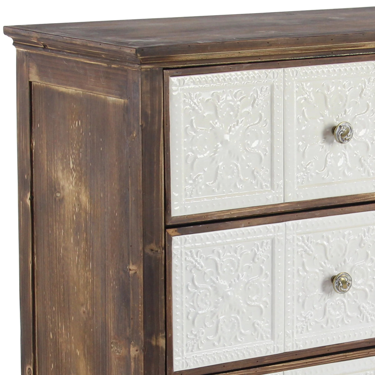 Brown Wood Farmhouse Cabinet Z74318