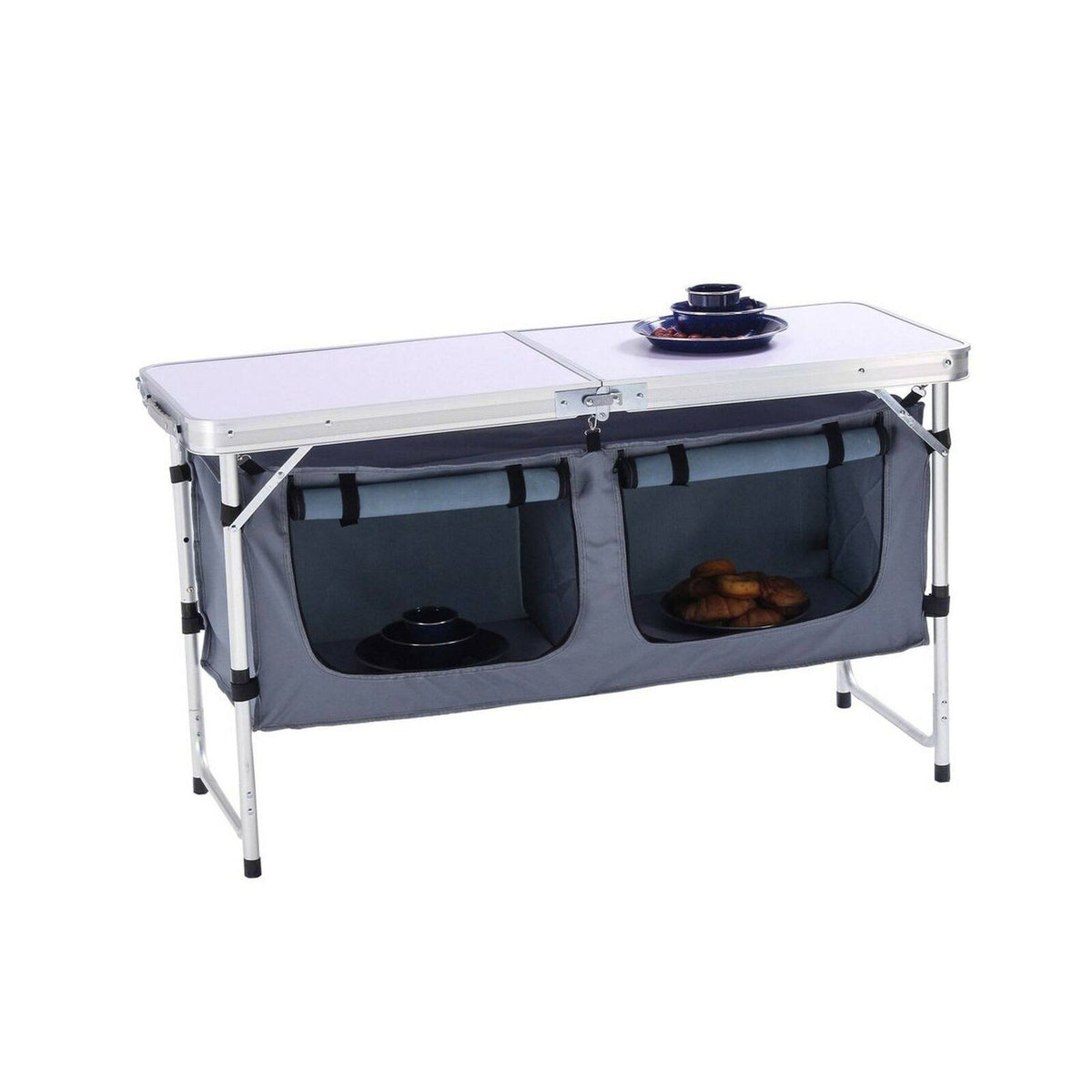 Camping Table with Adjustable Legs H82895