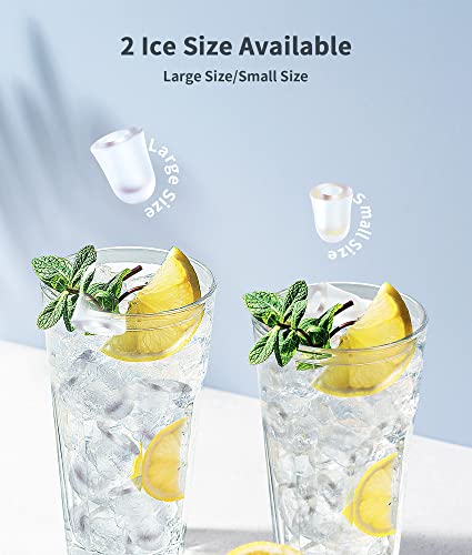 Nugget Ice Maker Countertop 33 lbs Self-Cleaning Stainless Steel C751