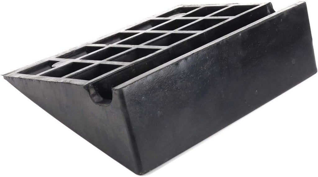 5.9'' Rise Rubber Curb Ramp 10 Tons Car Slope Ramp 5.9 x 15.7 x 18.7in B931