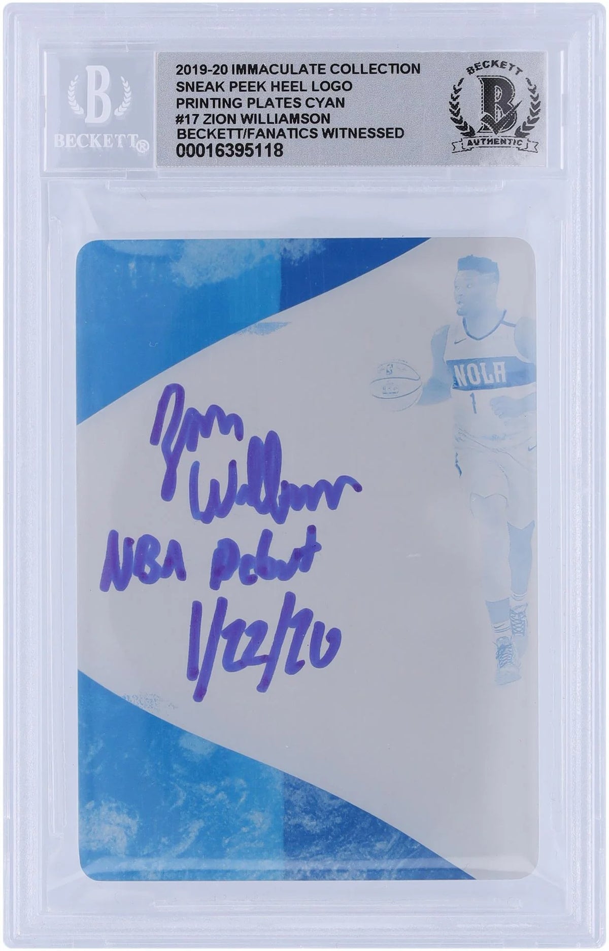 Autographed 10 Rookie Card O920777