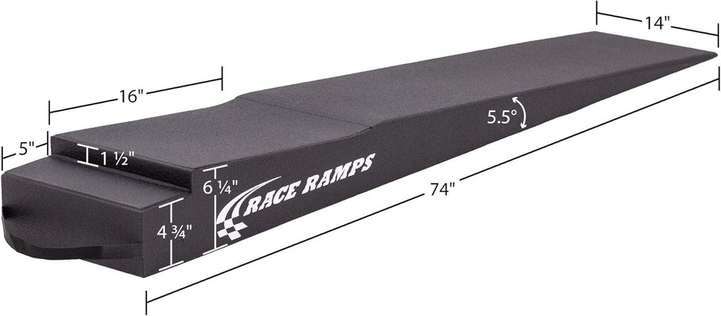 7" Trailer Ramp with Cut-Out, Black G789259