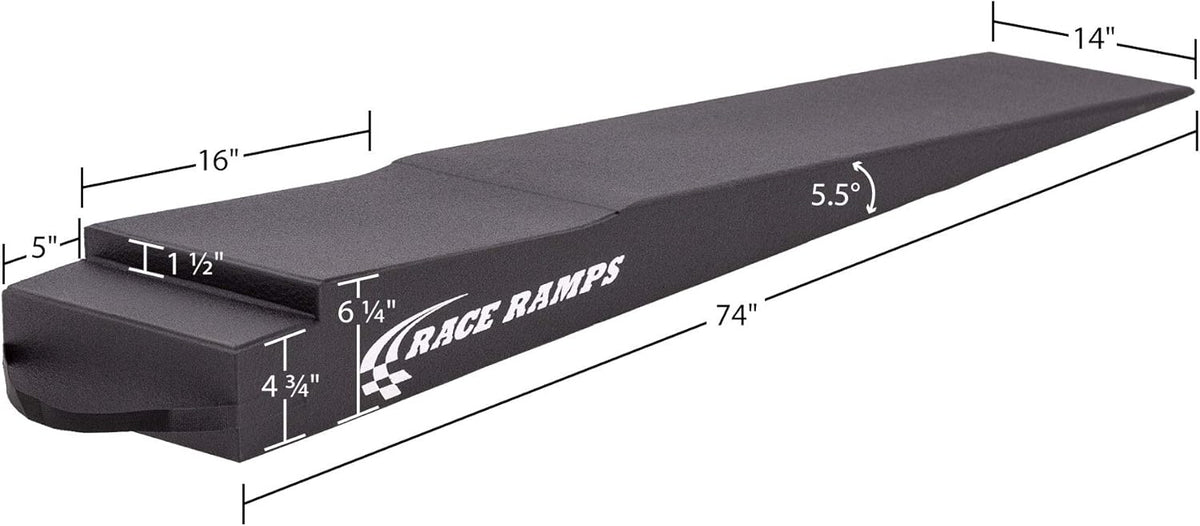 7" Trailer Ramp with Cut-Out, Black G789259