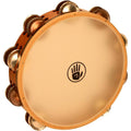 10 Chromium/Silver Double Row Tambourine with Calf Head F857796