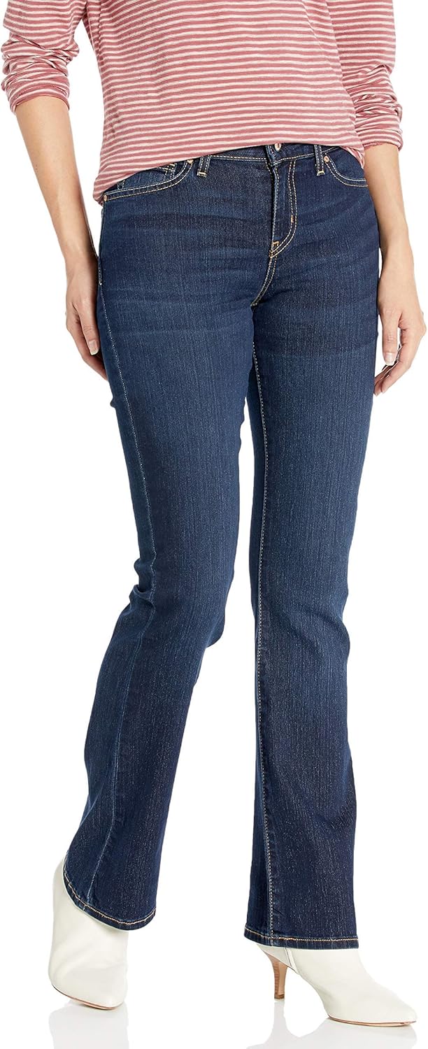 Women's Modern Boot Cut Jeans, Stormy Sky, 16 Short A793
