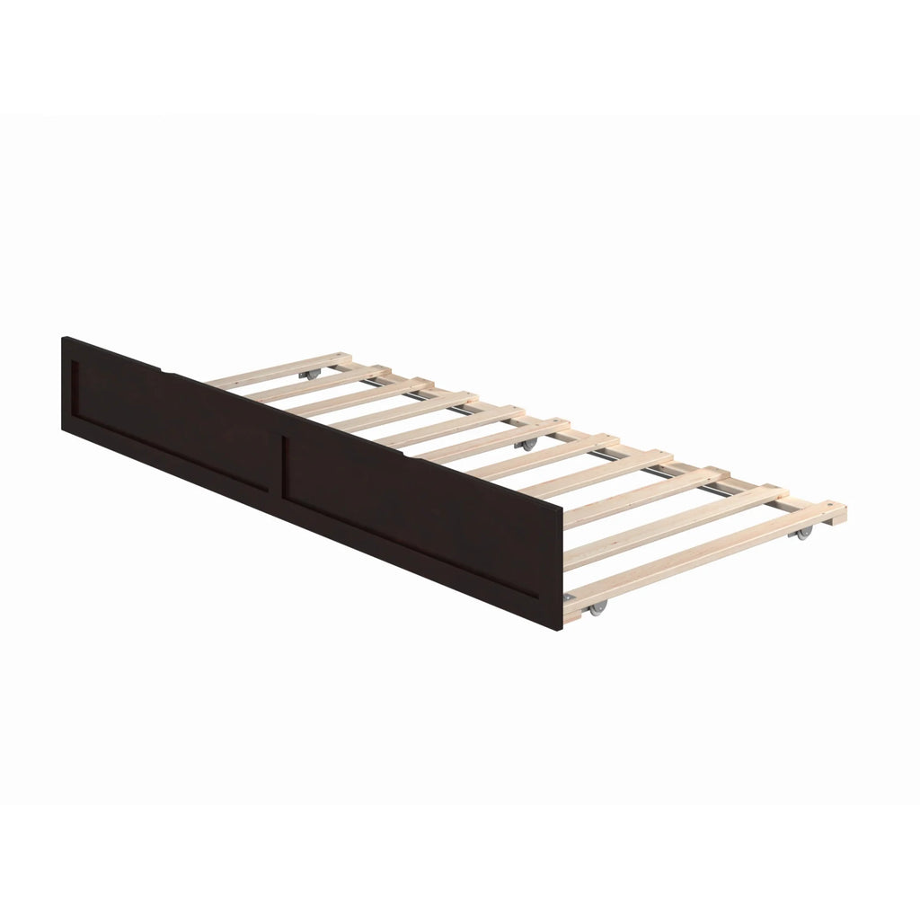 Twin Trundle Bed in Espresso F20049