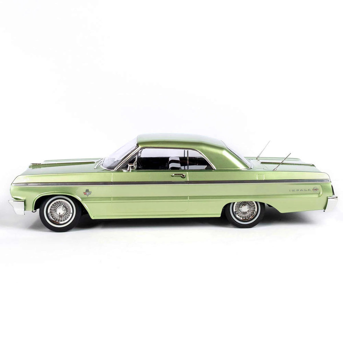 1/10 Chevrolet Impala Brushed 2 Wheel Drive Lowrider RTR Green Electric Car Y565