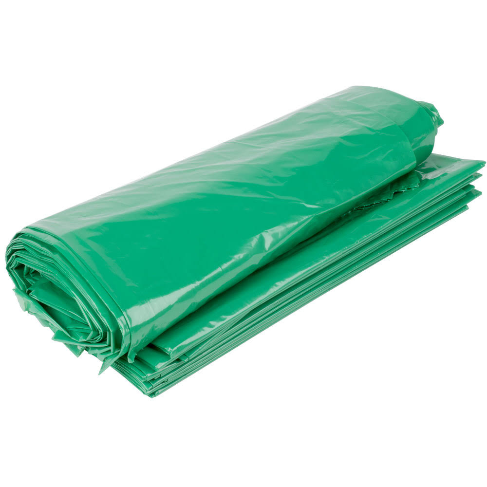 45 Gallon 1.25 Mil Low Density Trash Can Liner Garbage Bag 100/Case N1865