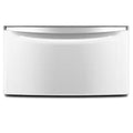 White Pedestal with Storage Q5642