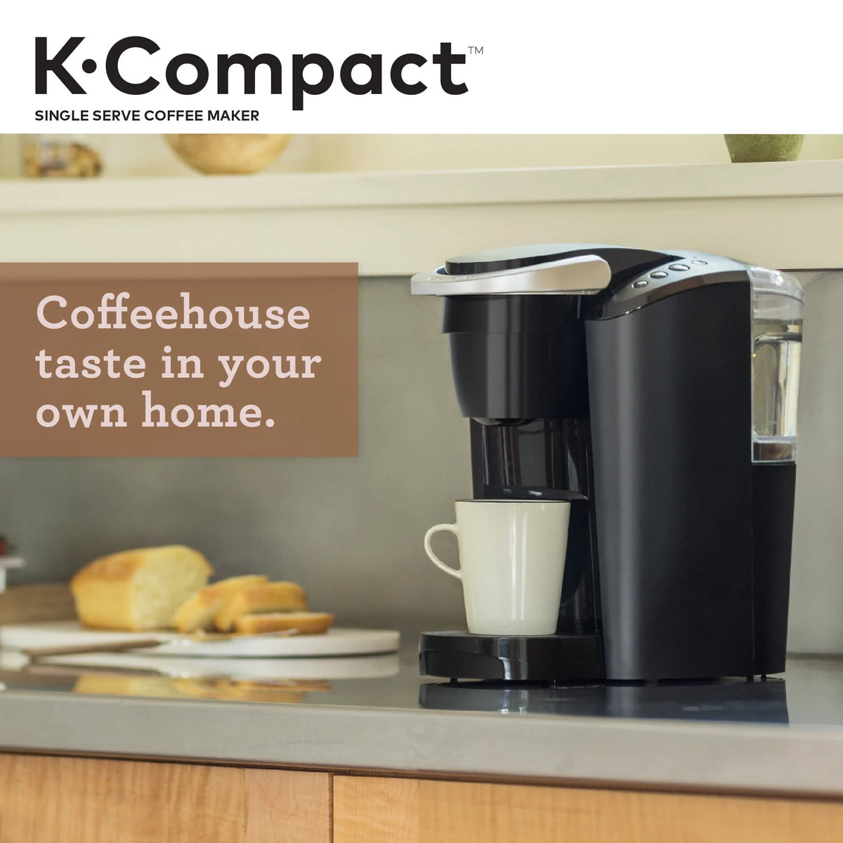 Black Single-Serve Coffee Maker B1649