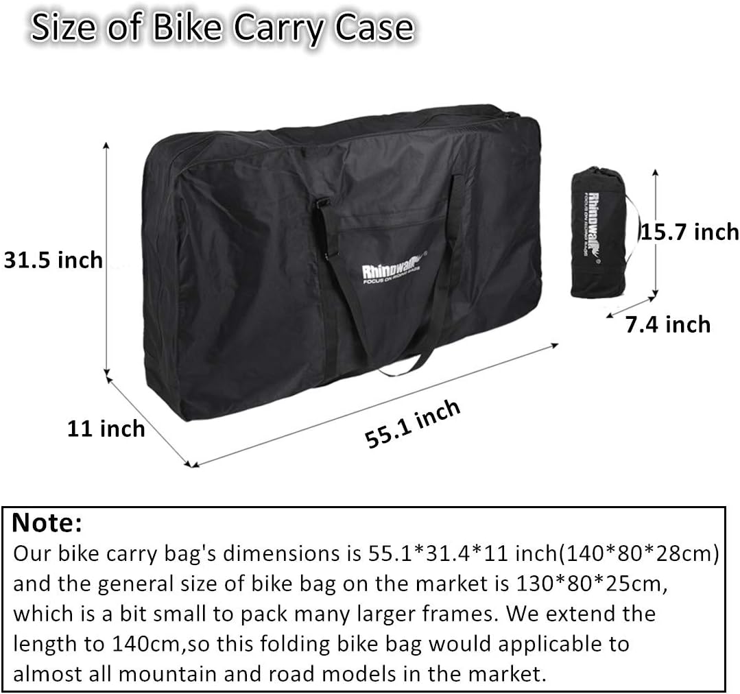 Folding Bike Bag 26 inch to 29 inch Thick Bicycle Travel Case T2621