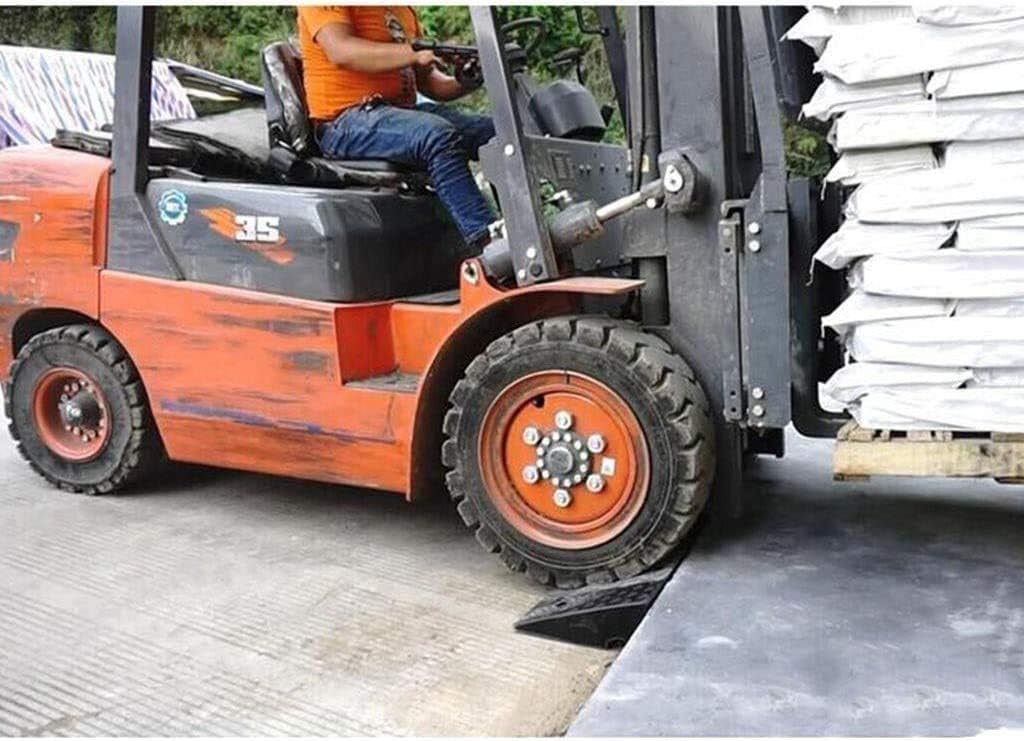 5.9'' Rise Rubber Curb Ramp 10 Tons Car Slope Ramp 5.9 x 15.7 x 18.7in B931
