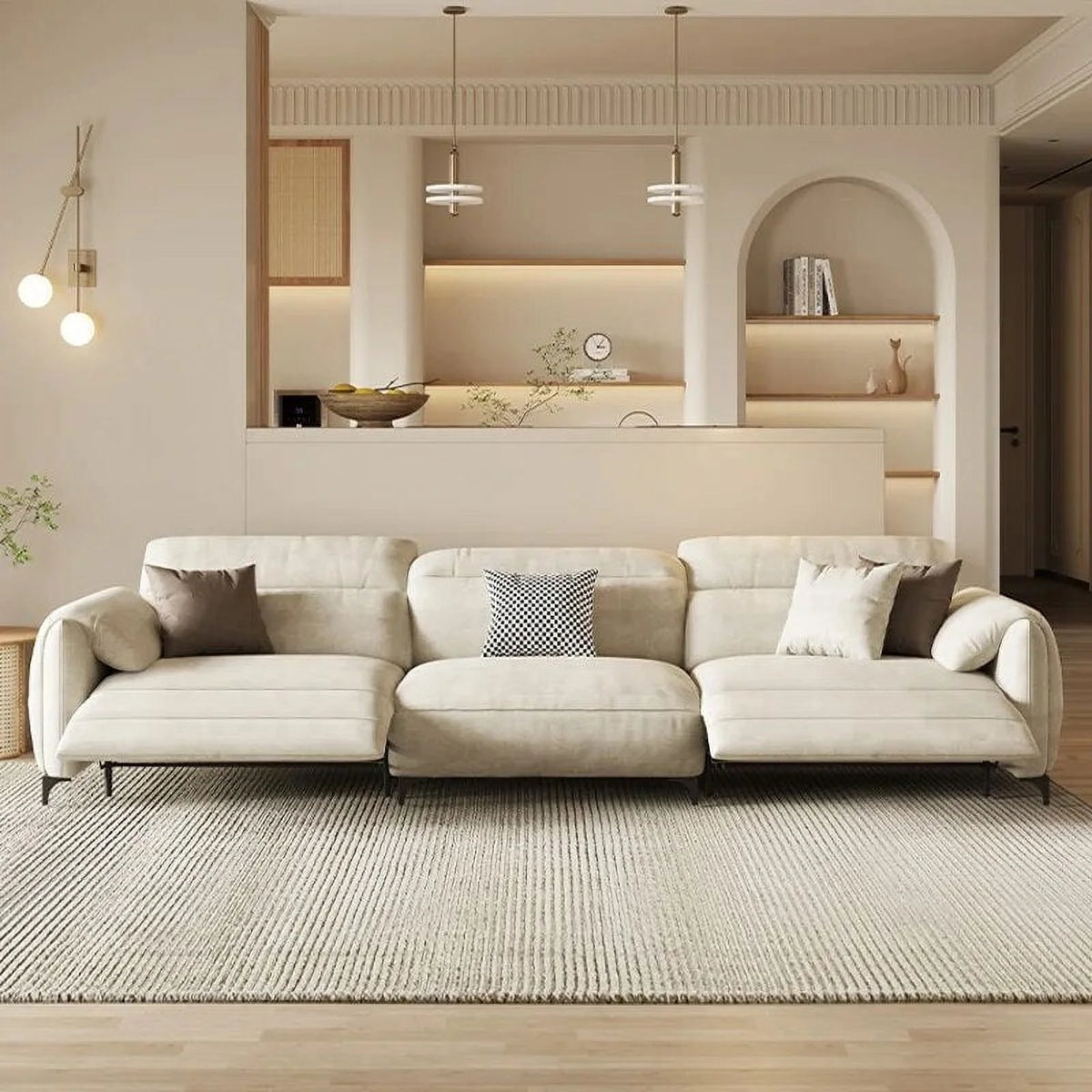 White Accent Sofa Set S21209