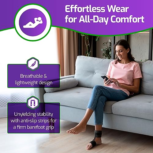 Adjustable Drop Foot Brace AFO Ankle Foot Orthosis A62540