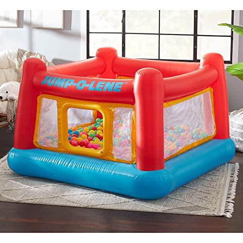 Inflatable Bounce Castle Trampoline with Crawl-Thru Door and Net U31033