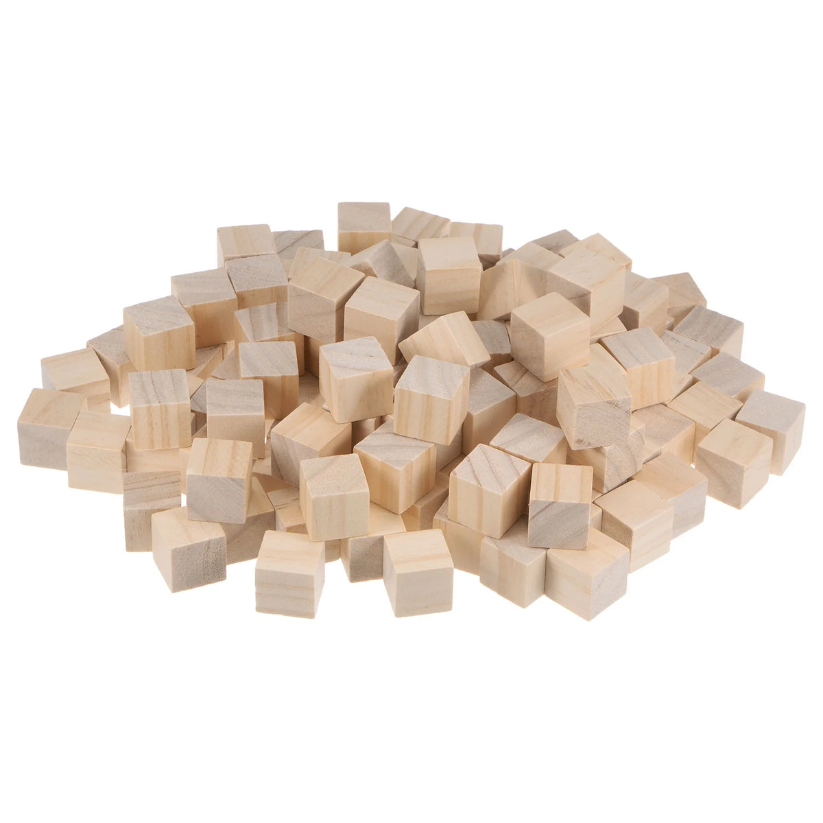3/4 Inch Unfinished Pine Wood Blocks, 150 Pack G477